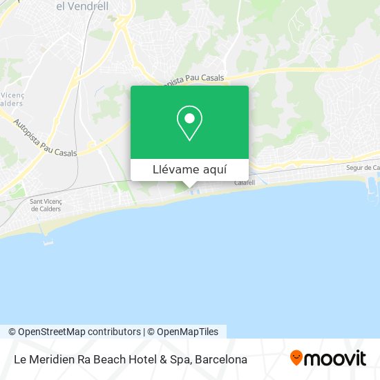 Mapa Le Meridien Ra Beach Hotel & Spa