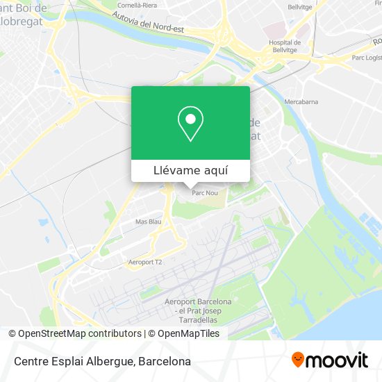 Mapa Centre Esplai Albergue