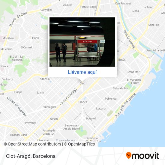 Mapa Clot-Aragó