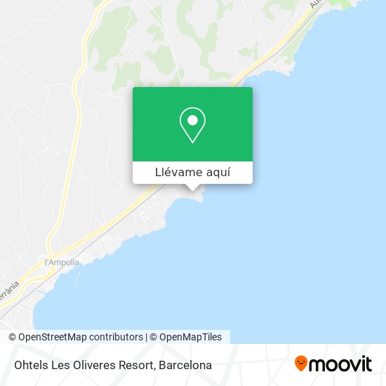 Mapa Ohtels Les Oliveres Resort