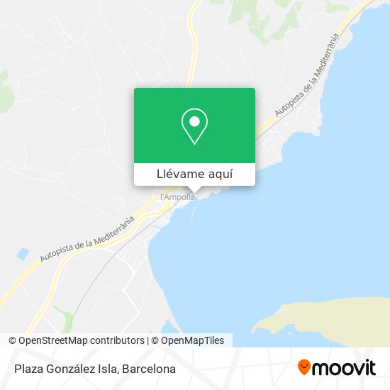 Mapa Plaza González Isla