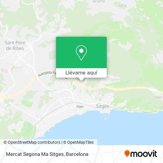 Mapa Mercat Segona Ma Sitges