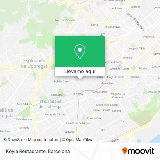 Mapa Koyla Restaurante