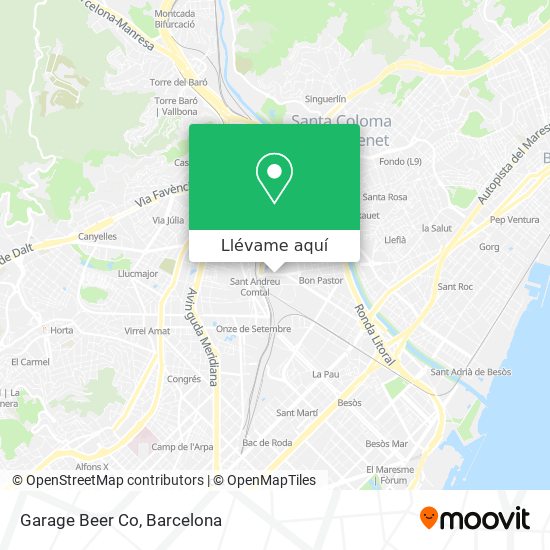 Mapa Garage Beer Co