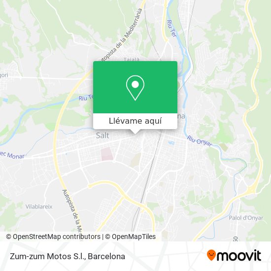 Mapa Zum-zum Motos S.l.