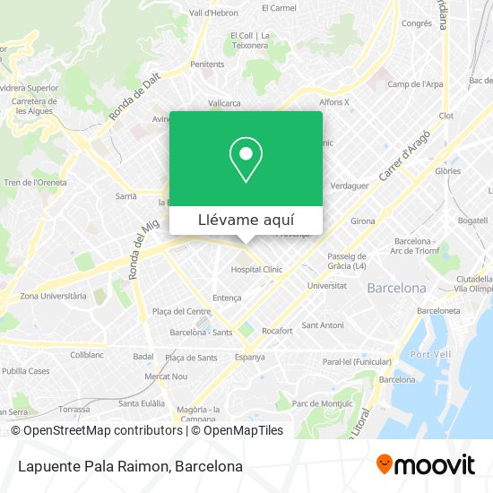 Mapa Lapuente Pala Raimon