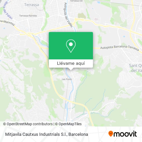 Mapa Mitjavila Cautxus Industrials S.l.