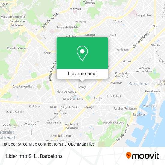 Mapa Liderlimp S. L.