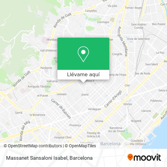 Mapa Massanet Sansaloni Isabel