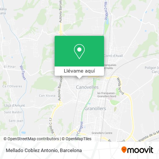 Mapa Mellado Coblez Antonio