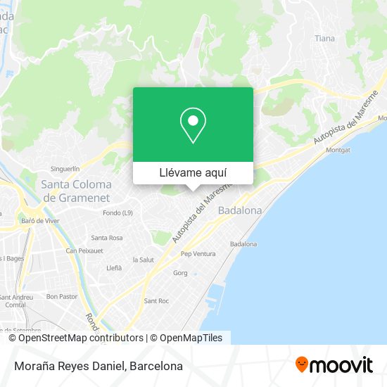Mapa Moraña Reyes Daniel