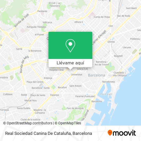 Mapa Real Sociedad Canina De Cataluña