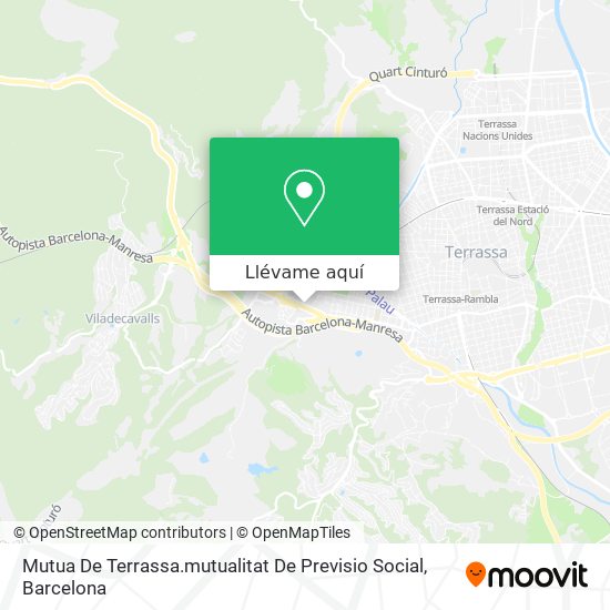 Mapa Mutua De Terrassa.mutualitat De Previsio Social