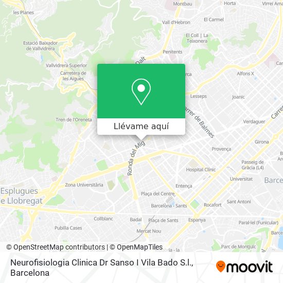 Mapa Neurofisiologia Clinica Dr Sanso I Vila Bado S.l.