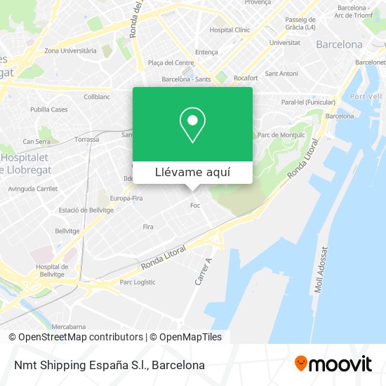 Mapa Nmt Shipping España S.l.