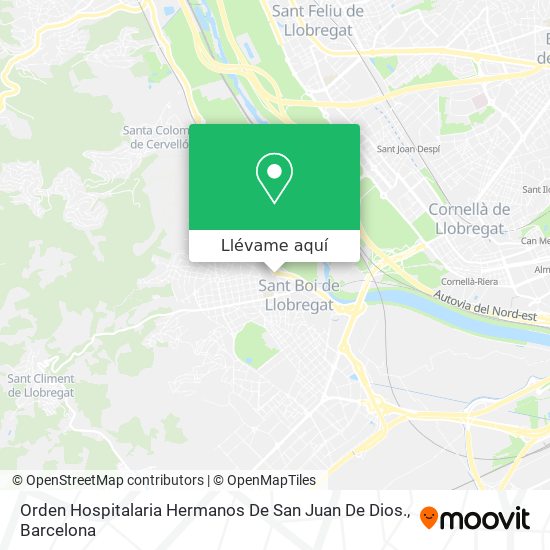 Mapa Orden Hospitalaria Hermanos De San Juan De Dios.