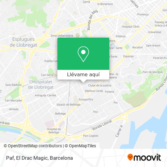 Mapa Paf, El Drac Magic