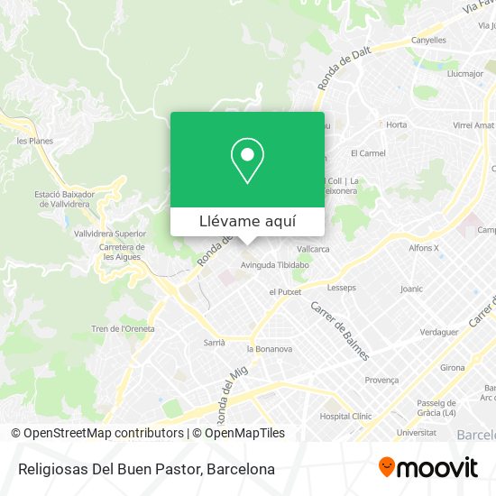 Mapa Religiosas Del Buen Pastor