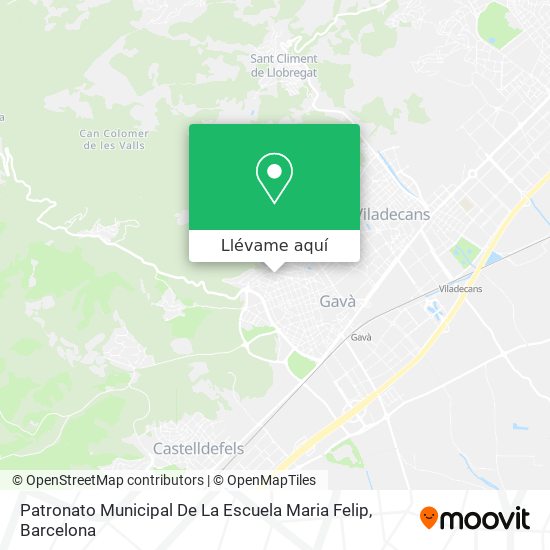 Mapa Patronato Municipal De La Escuela Maria Felip