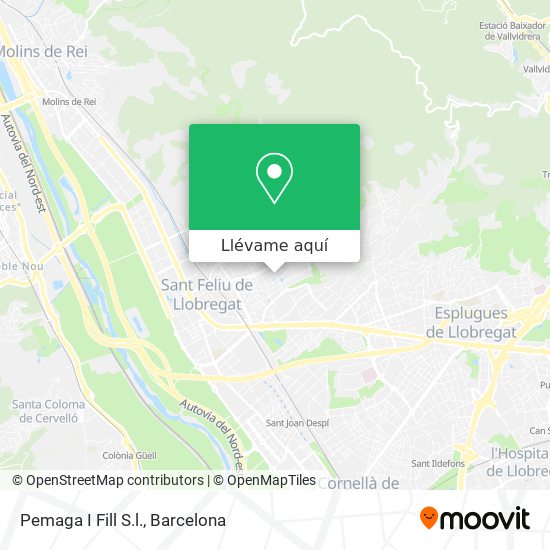 Mapa Pemaga I Fill S.l.