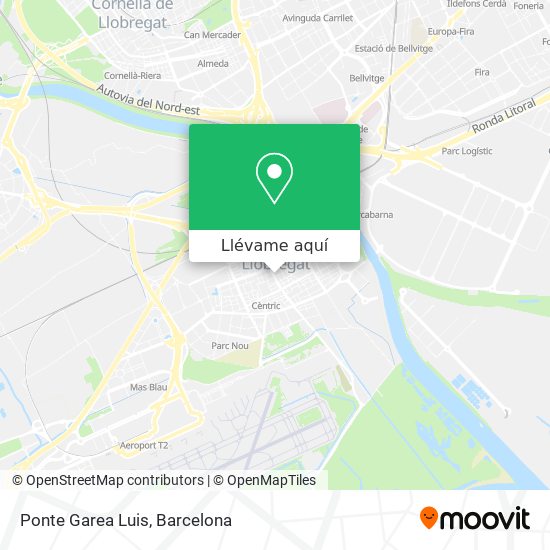 Mapa Ponte Garea Luis