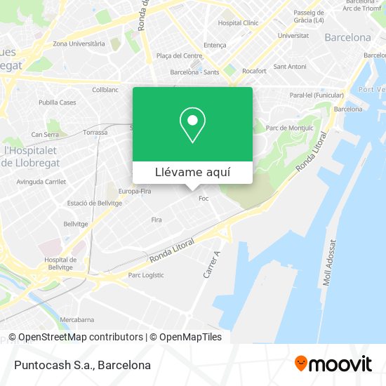 Mapa Puntocash S.a.