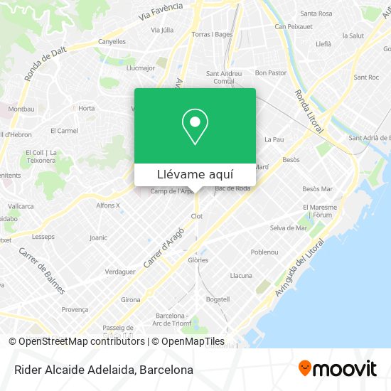 Mapa Rider Alcaide Adelaida