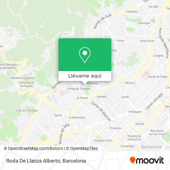 Mapa Roda De Llanza Alberto