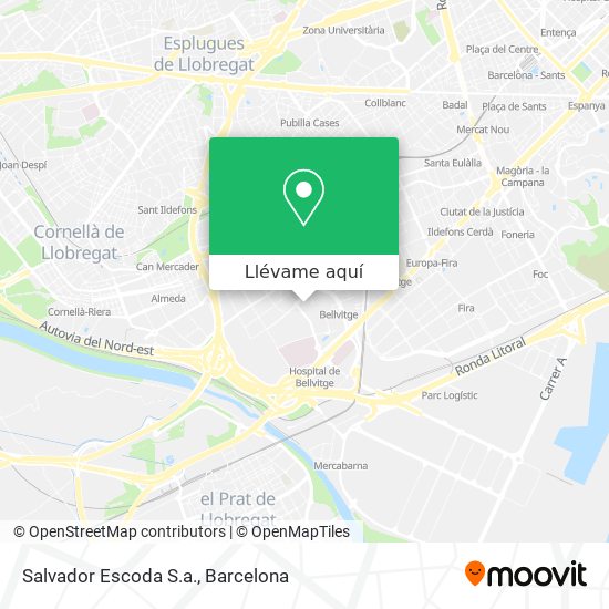 Mapa Salvador Escoda S.a.