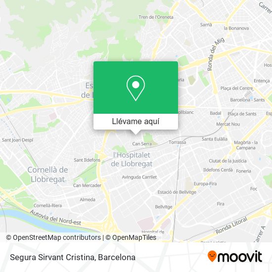 Mapa Segura Sirvant Cristina