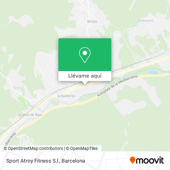 Mapa Sport Atroy Fitness S.l.