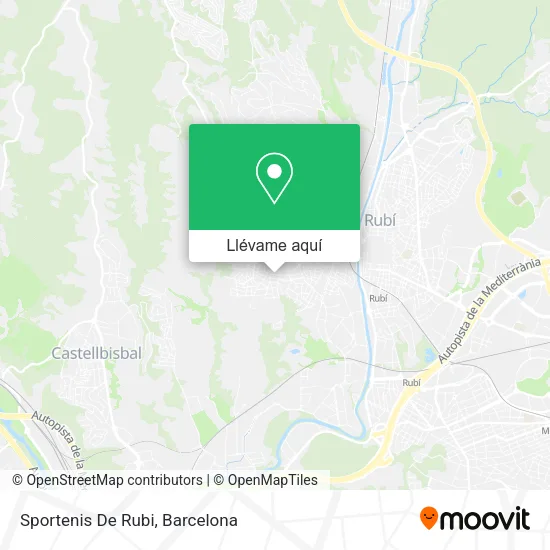 Mapa Sportenis De Rubi