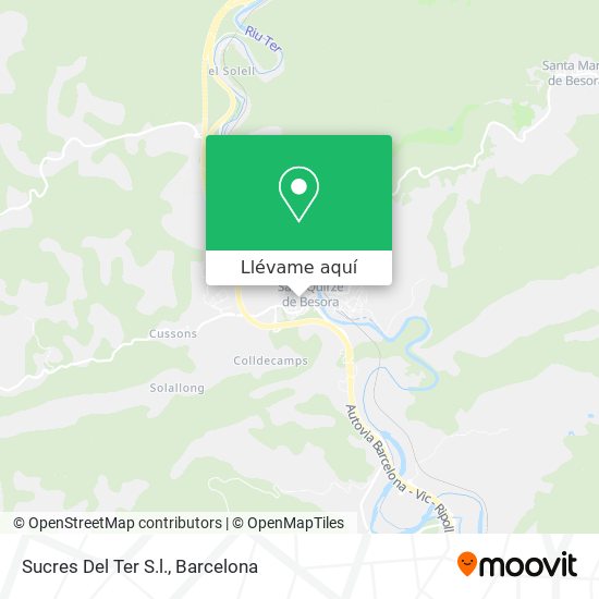 Mapa Sucres Del Ter S.l.