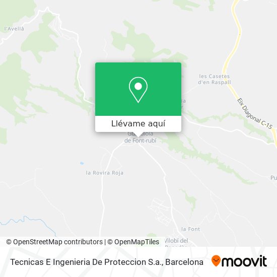 Mapa Tecnicas E Ingenieria De Proteccion S.a.