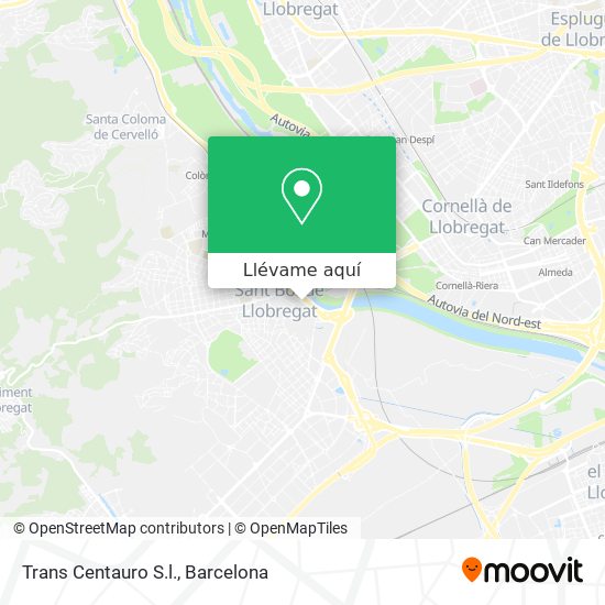 Mapa Trans Centauro S.l.