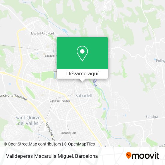 Mapa Valldeperas Macarulla Miguel