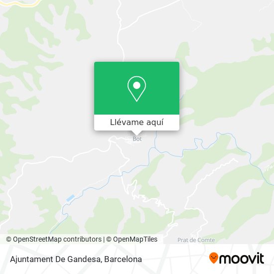 Mapa Ajuntament De Gandesa