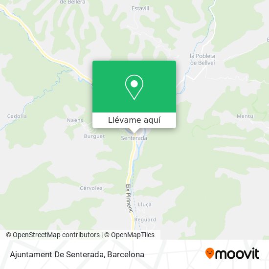 Mapa Ajuntament De Senterada