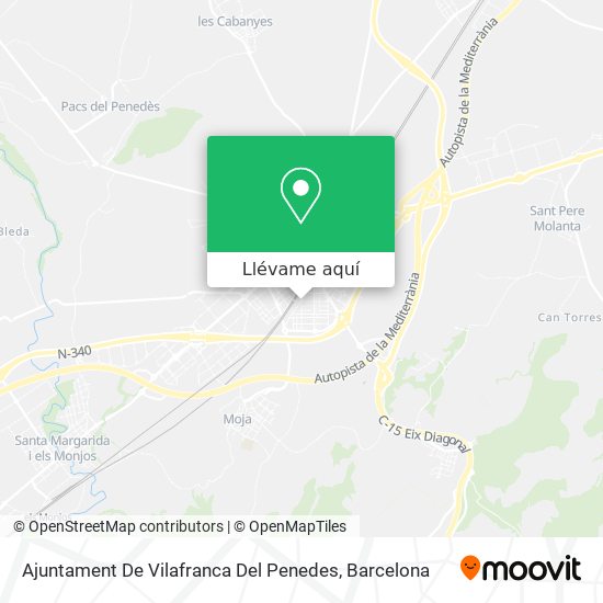 Mapa Ajuntament De Vilafranca Del Penedes
