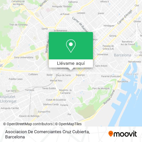 Mapa Asociacion De Comerciantes Cruz Cubierta