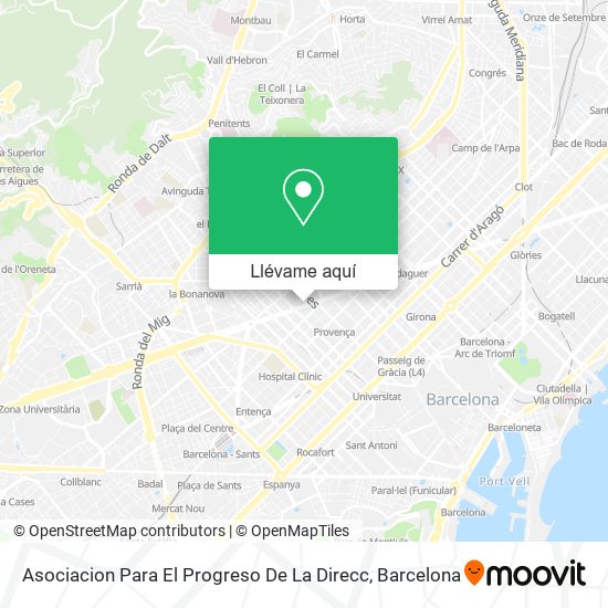 Mapa Asociacion Para El Progreso De La Direcc