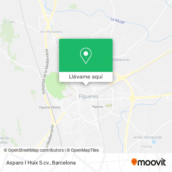 Mapa Asparo I Huix S.cv.