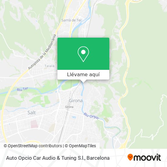 Mapa Auto Opcio Car Audio & Tuning S.l.