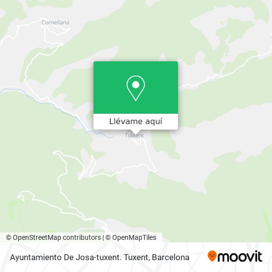 Mapa Ayuntamiento De Josa-tuxent. Tuxent