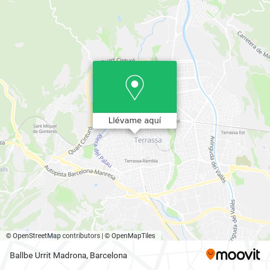 Mapa Ballbe Urrit Madrona