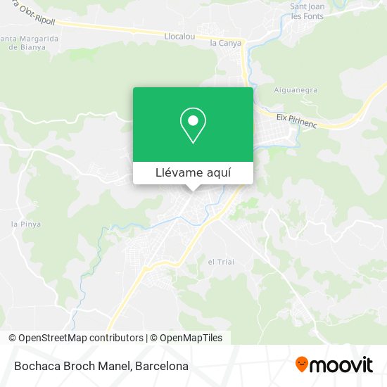 Mapa Bochaca Broch Manel
