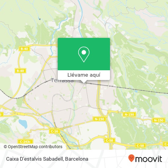Mapa Caixa D'estalvis Sabadell