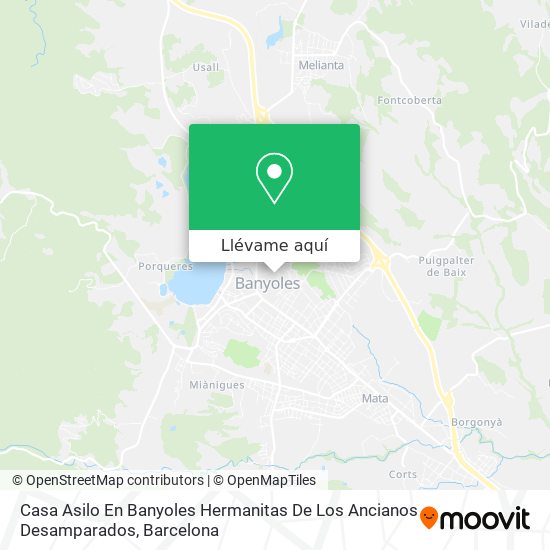 Mapa Casa Asilo En Banyoles Hermanitas De Los Ancianos Desamparados