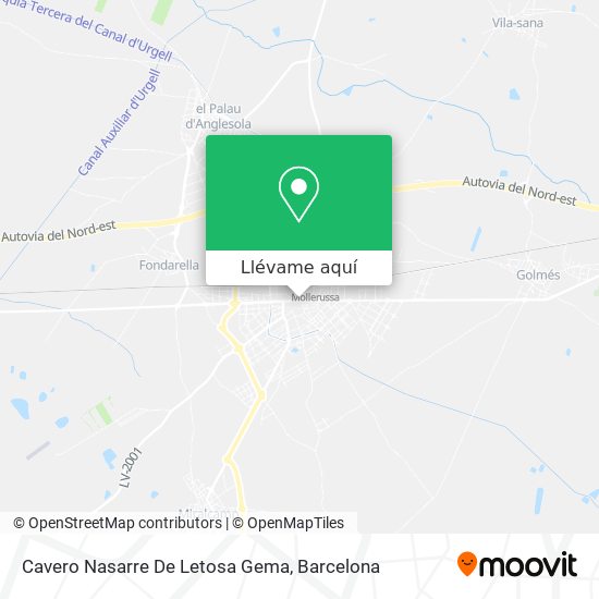 Mapa Cavero Nasarre De Letosa Gema