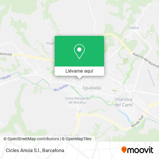 Mapa Cicles Anoia S.l.